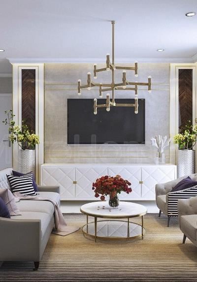 Trang trí phòng khách chung cư Vinhomes Central Park