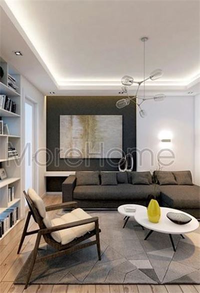 Thiết kế nội thất phòng khách căn hộ Lexington hiện đại