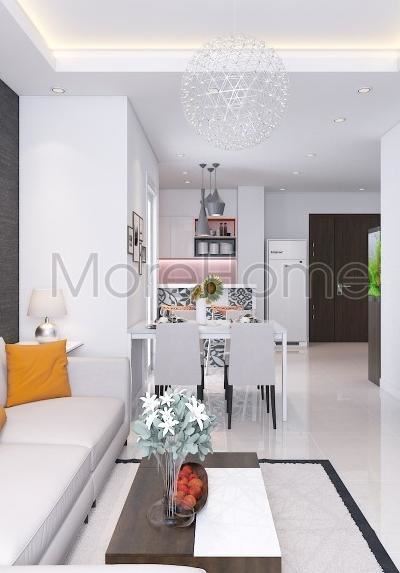 Thiết kế phòng khách căn hộ Sunrise City - Chị Hiền
