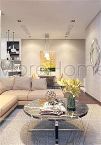 Thiết kế nội thất phòng khách chung cư Imperia Garden City 203 Nguyễn Huy Tưởng căn hộ 74m2