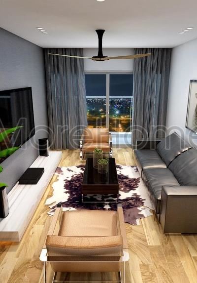 Thiết kế nội thất phòng khách chung cư hiện đại cao cấp - chị Lan